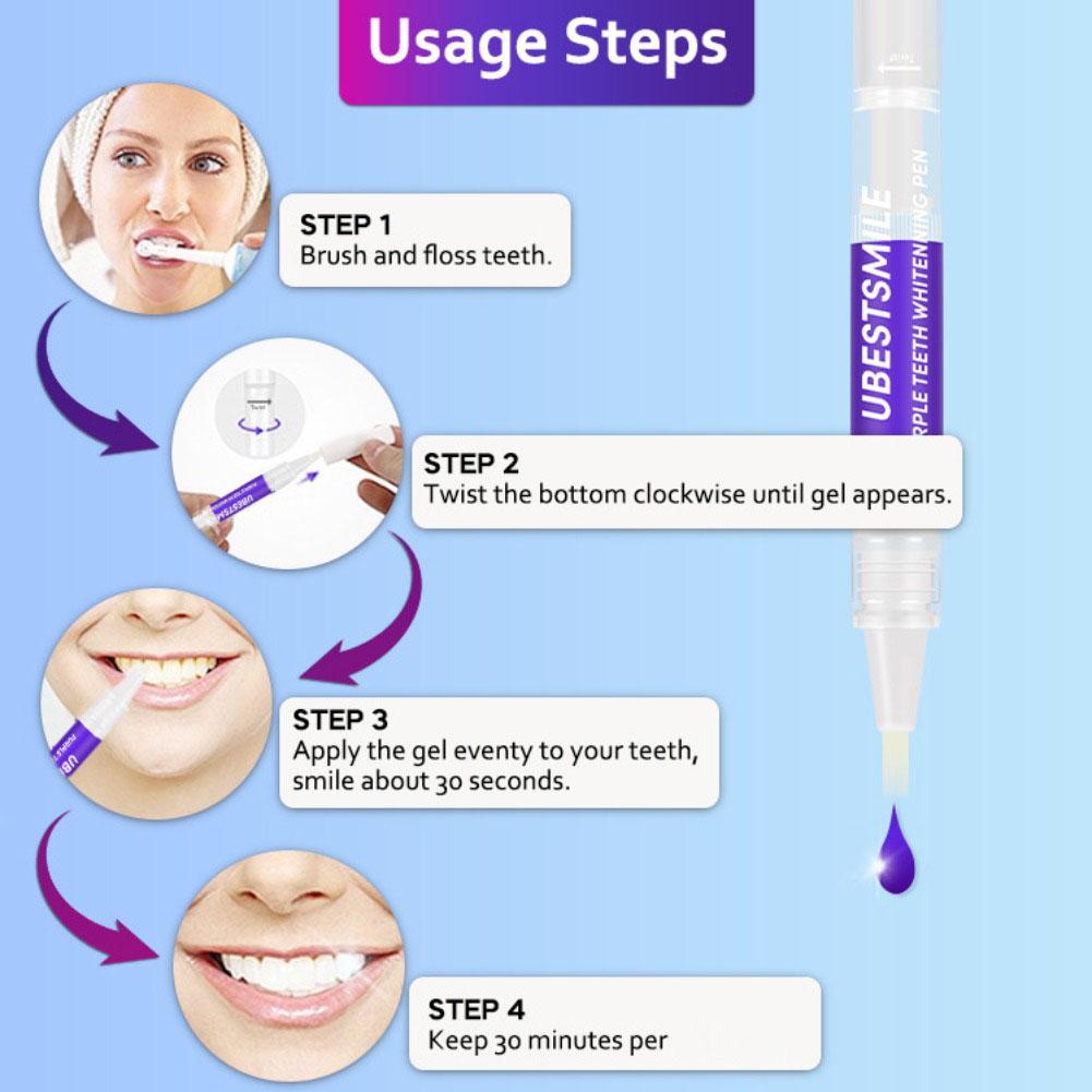 UBESTSMILE V34&PAP+ Formula Pu - Teeth Whitening Kit ulasan dan harga