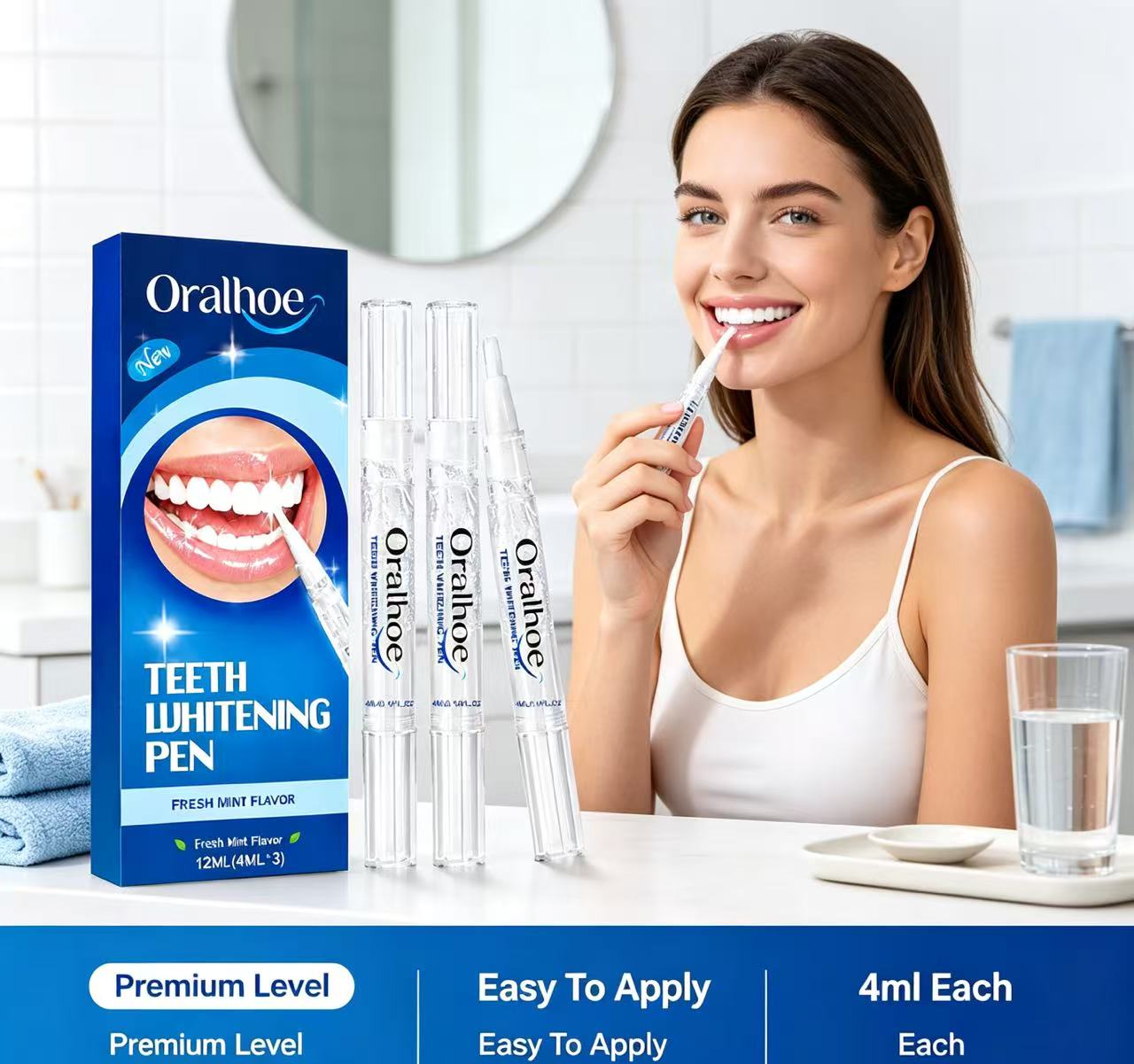 Oralhoe Teeth Whitening Pen 3P - Teeth Whitening Pens ulasan dan harga