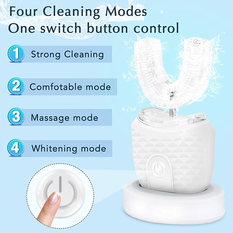 U-Shaped Rechargeable Light Qu - Teeth Whitening Kit ulasan dan harga
