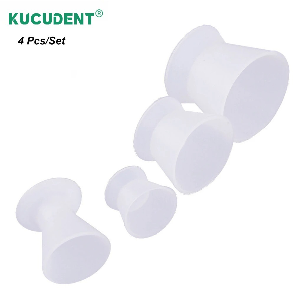 4Pcs/Set Dental Silicone Cup F - Teeth Whitening Kit ulasan dan harga