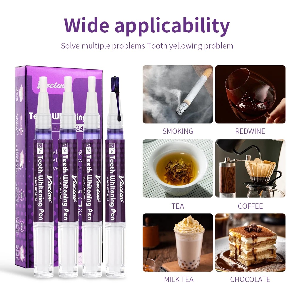 Vaclav V34 Purple Teeth Whiten - Teeth Whitening Kit ulasan dan harga